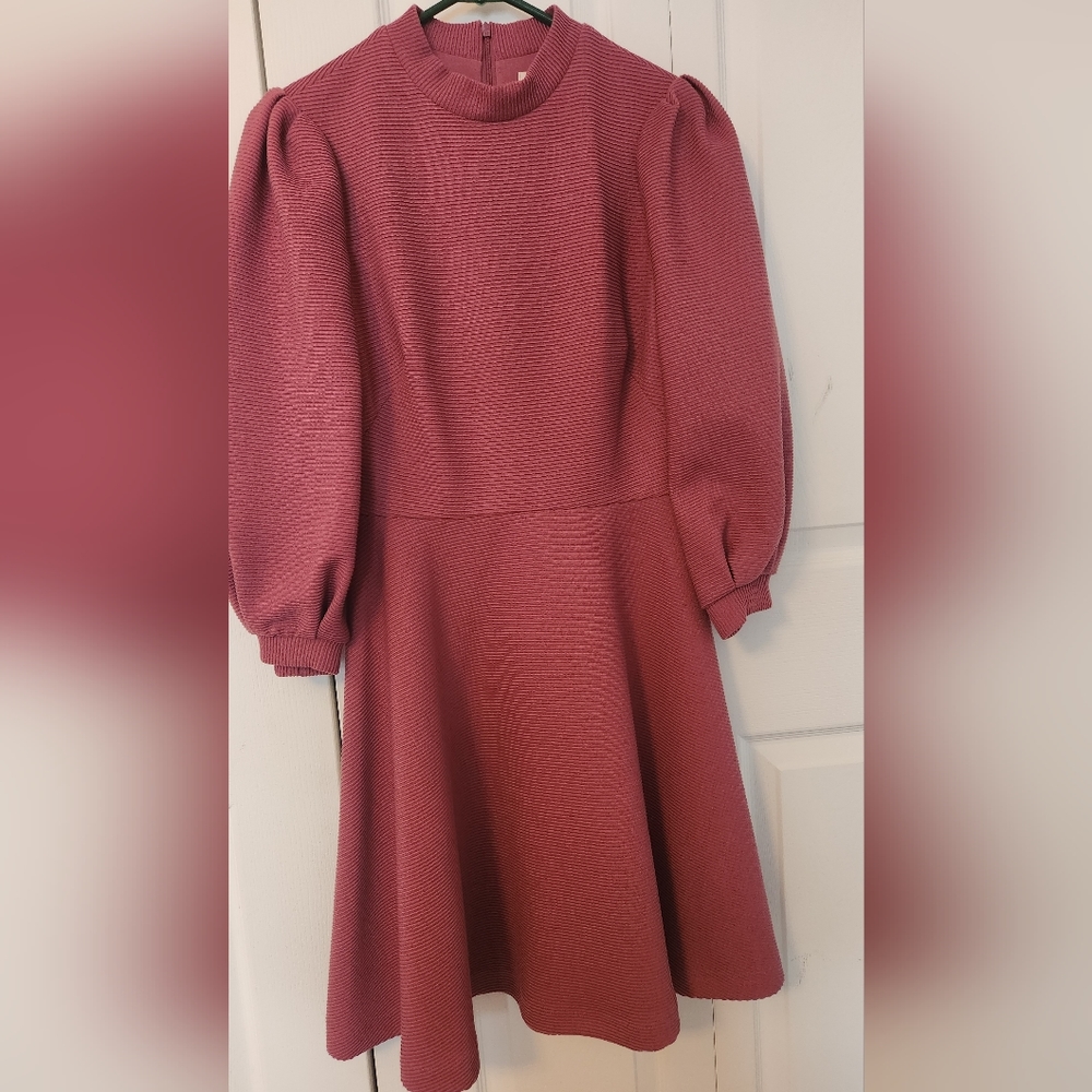 Gal Meets Glam "Maggie" Dress - Rich Pink - Size 4 - Picture 2 of 5